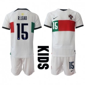 Portugal Rafael Leao #15 Replica Away Stadium Kit for Kids World Cup 2022 Short Sleeve (+ pants)